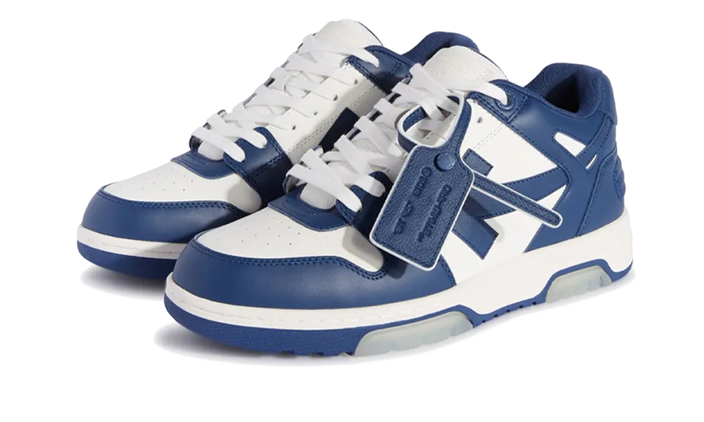 Out Of Office OOO Low Tops White Royal Blue