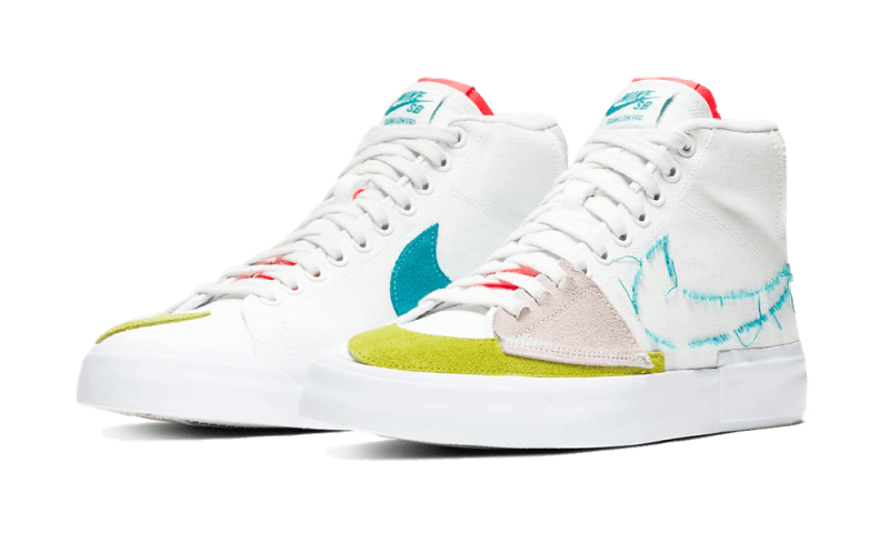 SB Blazer Mid Edge Hack Pack White Multi