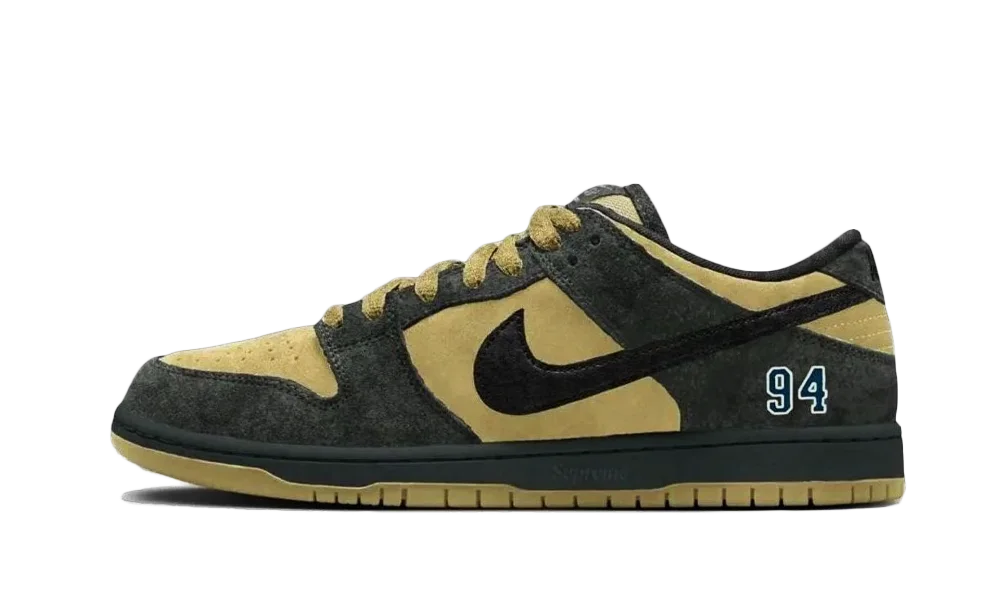 SB Dunk Low Supreme Camper Green