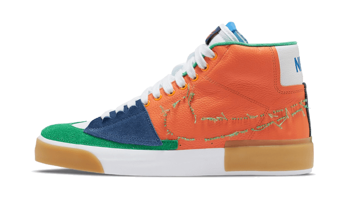 SB Zoom Blazer Mid Edge Safety Orange University Gold