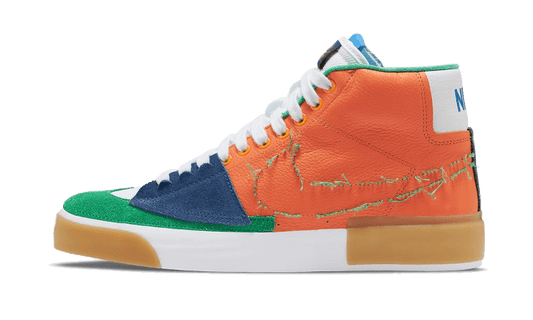 SB Zoom Blazer Mid Edge Safety Orange University Gold