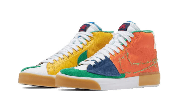 SB Zoom Blazer Mid Edge Safety Orange University Gold