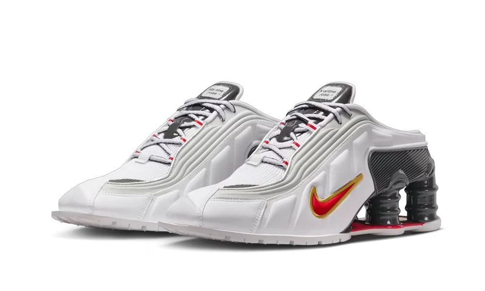 Shox MR4 Martine Rose White Varsity Red