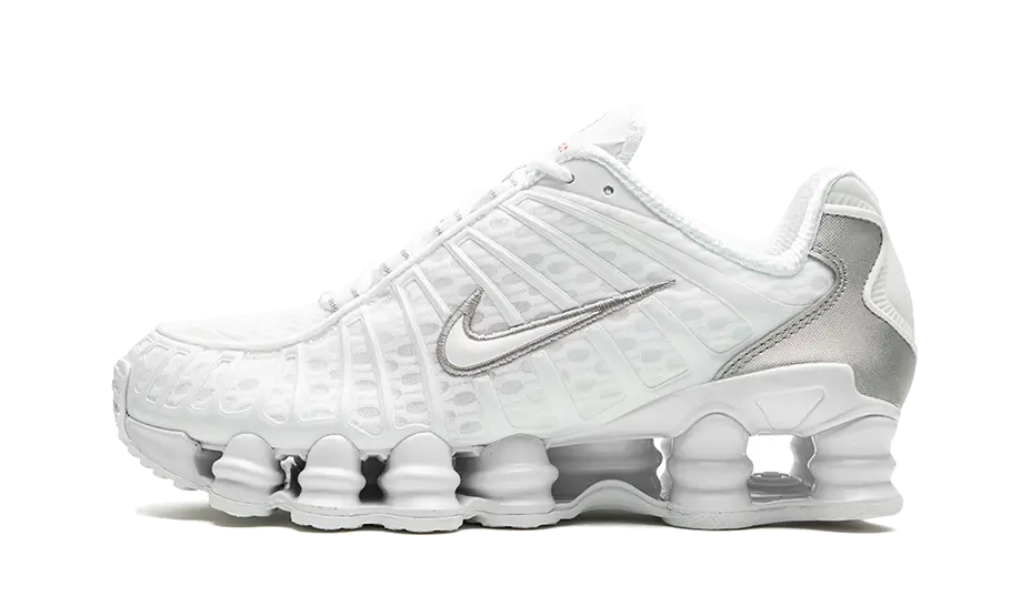 Shox TL White Metallic Silver Max Orange