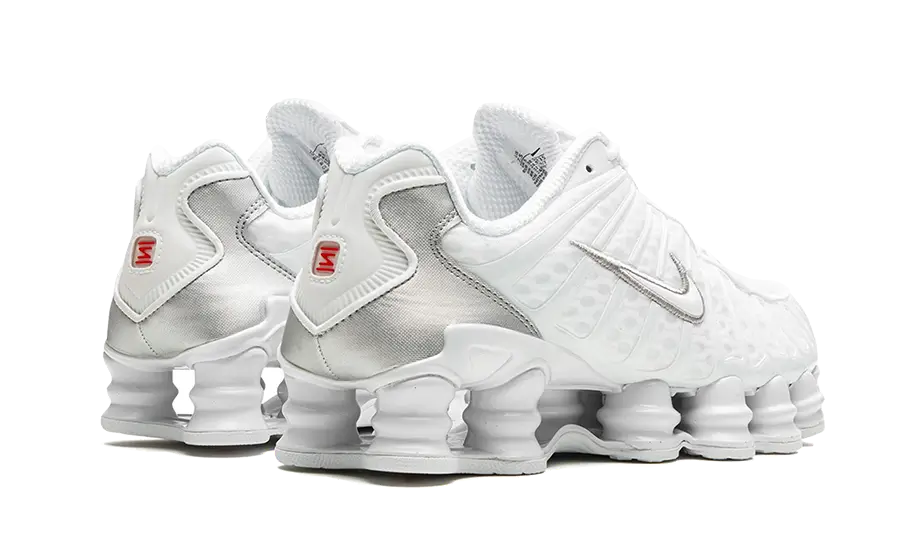 Shox TL White Metallic Silver Max Orange