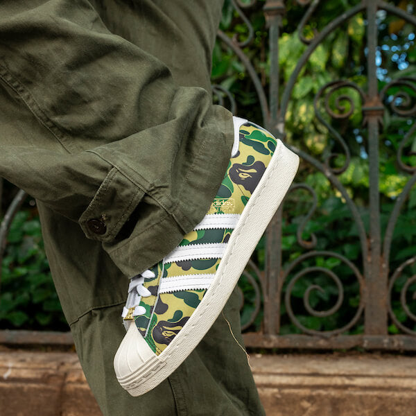 Superstar Bape ABC Camo Green