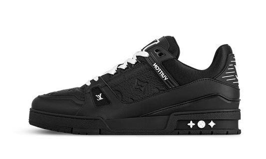Trainer Black Embossed Monogram