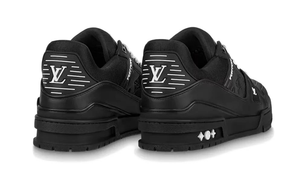 Trainer Black Embossed Monogram