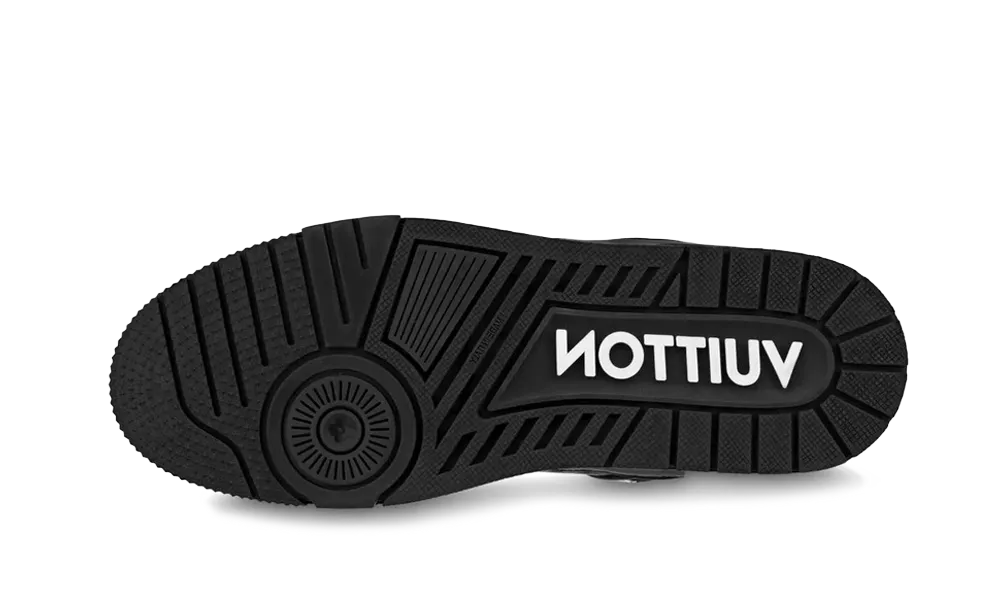 Trainer Black Embossed Monogram