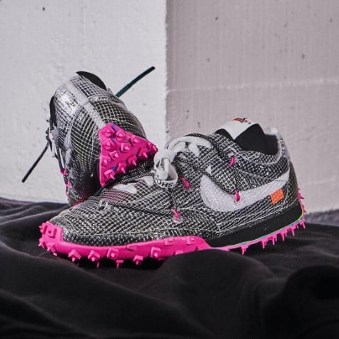 Waffle Racer Off-White Black Fuchsia
