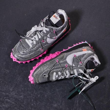 Waffle Racer Off-White Black Fuchsia