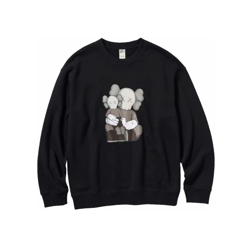 Sweat Uniqlo x Kaws — Black — Manches longues